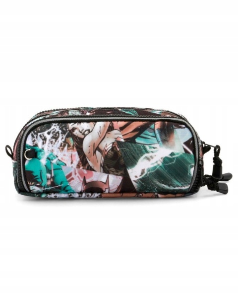 Piórnik saszetka tuba potrójna z przegródkami Batman Spiderman Hulk