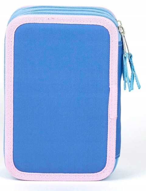 Piórnik trzykomorowy rozkładany potrójny z wyposażeniem Stich LILO I STITCH