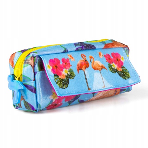 Piórnik tuba kosmetyczka FLAMING