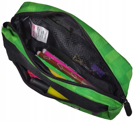 Piórnik tuba saszetka 2 komorowa MINECRAFT