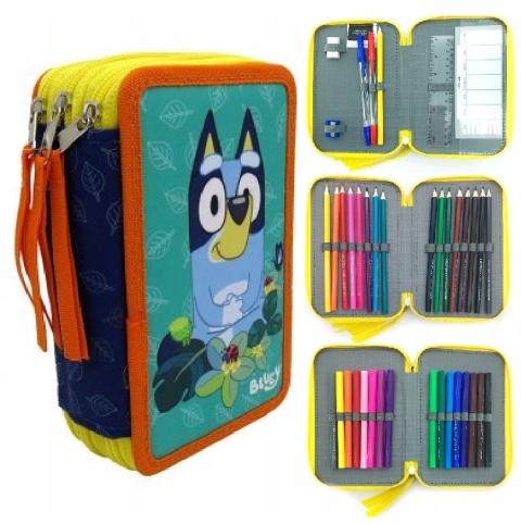 Bluey i Bingo wyprawka do przedszkola plecak piórnik rozkładany worek kubek