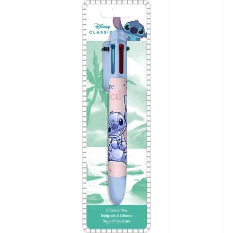 Długopis 6 kolorowy LILO I STITCH wielokolorowy