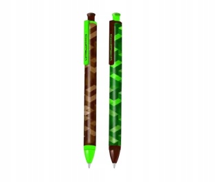Długopis żelowy niebieski CoolPack pixel jungle dla fanów minecraft 2 szt
