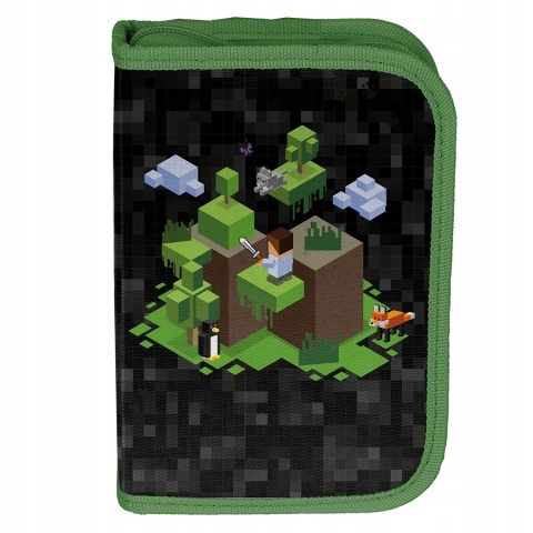 Game Pixel dla fana minecraft piórnik bez wyposażenia rozkładany pojedynczy