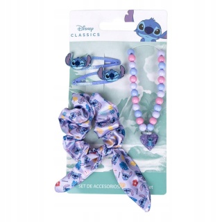 Gumka do włosów frotki scrunchies Stich spinki korale Lilo i Stitch