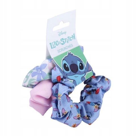 Gumki Stich frotki scrunchies Lilo I Stitch 3 szt