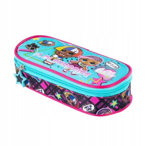 LOL SURPRISE LALECZKI Piórnik saszetka z przegródkami i klapką