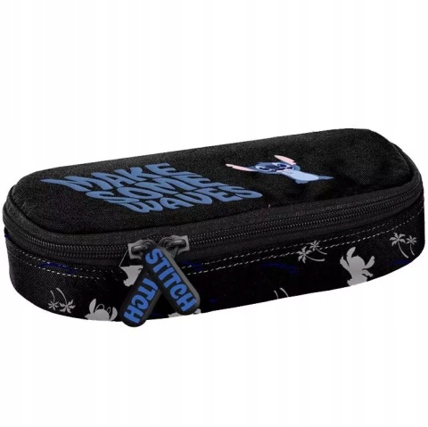 Lilo i Stitch Piórnik młodzieżowy saszetka z przegródkami i klapką Stich