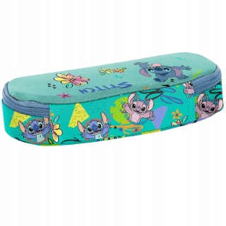 Lilo i Stitch Piórnik saszetka z przegródkami i klapką Stich