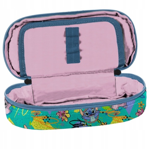 Lilo i Stitch Piórnik saszetka z przegródkami i klapką Stich