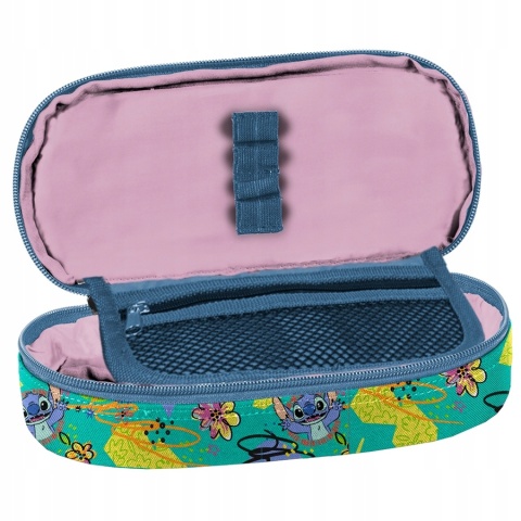 Lilo i Stitch Piórnik saszetka z przegródkami i klapką Stich