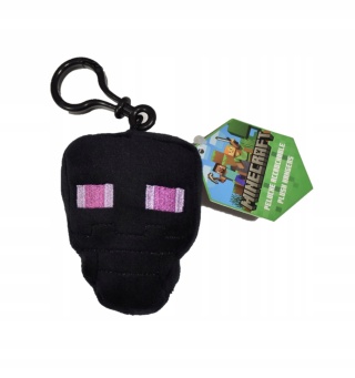 MINECRAFT ENDERMAN brelok breloczek zawieszka pluszowa maskotka oficjalny