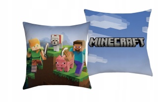 MINECRAFT poduszka dwustronna jasiek 40X40 cm