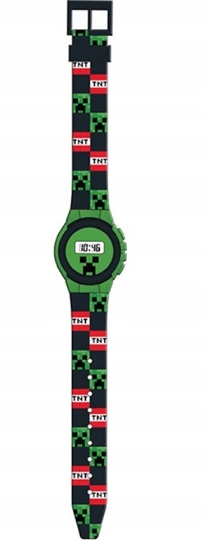 Minecraft zegarek elektroniczny na rękę dziecięcy