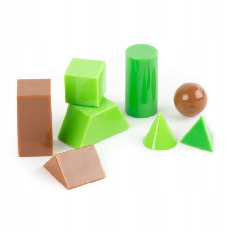 Modele 3D figur geometrycznych B Kidea PIXEL zestaw 8 modeli