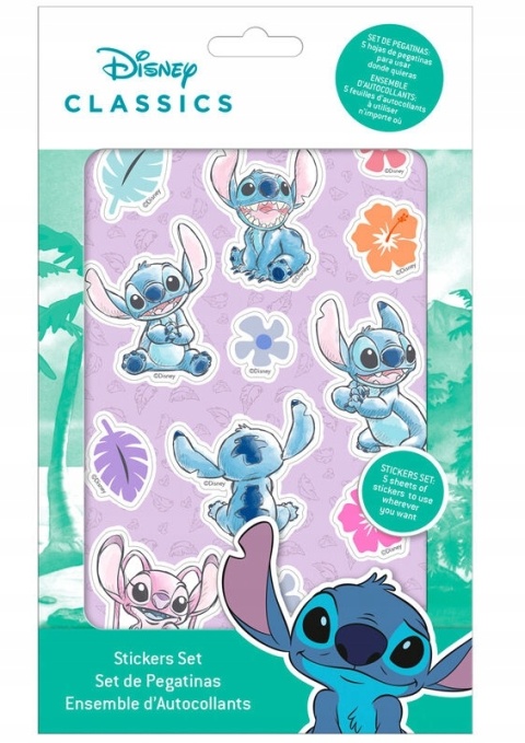 Naklejki zestaw naklejek nalepki Stich LILO I STITCH