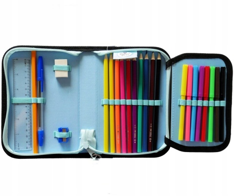 Piórnik rozkładany z wyposażeniem plan lekcji Harry Potter Gryfindor