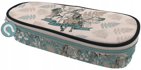 Piórnik saszetka owalny rozkładany z klapką PIŁKA football