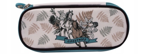 Piórnik saszetka owalny rozkładany z klapką PIŁKA football