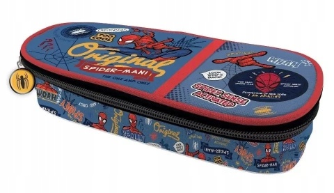 Piórnik saszetka owalny rozkładany z klapką SPIDERMAN