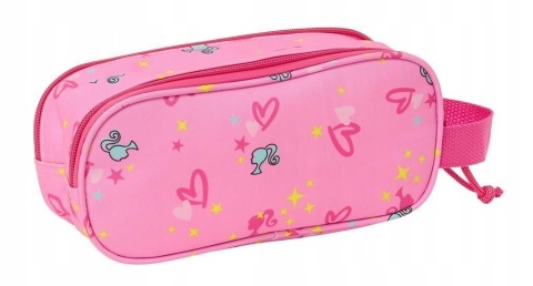 Piórnik saszetka tuba podwójna 3D BARBIE Safta