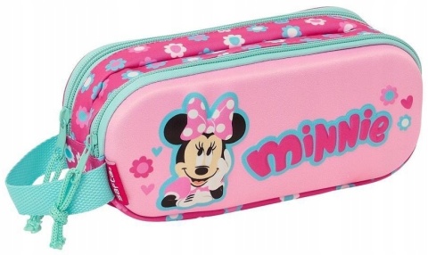 Piórnik saszetka tuba podwójna 3D MYSZKA MINNIE Safta