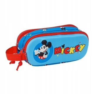 Piórnik saszetka tuba podwójna 3D wypukły Myszka Miki MIckey Safta