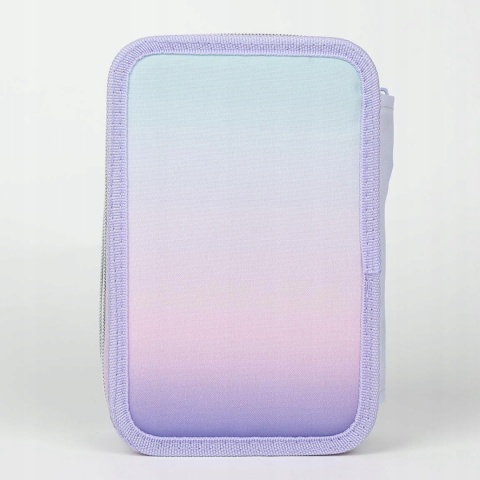 Piórnik trzykomorowy rozkładany potrójny z wyposażeniem Stich STITCH Andzia