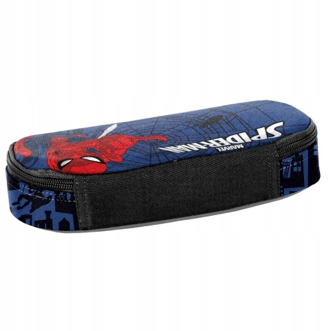 Spiderman Piórnik saszetka z przegródkami i klapką