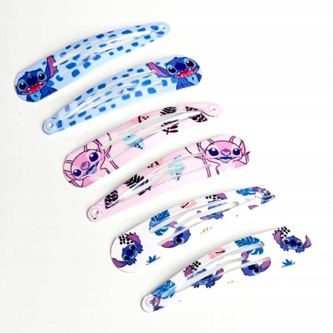Spinki do włosów Stich Lilo i Stitch 6 szt