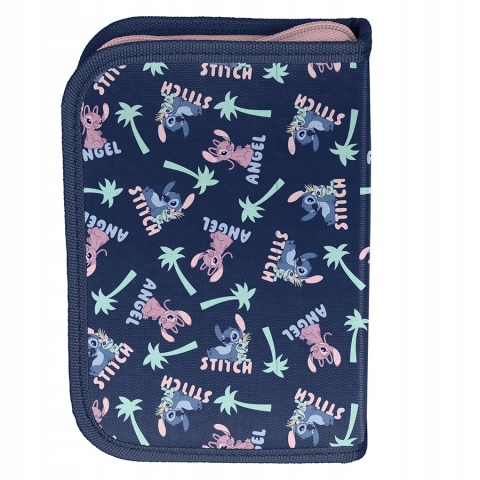 Stich Andzia piórnik bez wyposażenia rozkładany pojedynczy Angel i Stitch