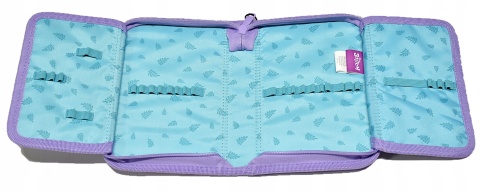 Stich piórnik bez wyposażenia rozkładany plan lekcji Lilo i Stitch pastel