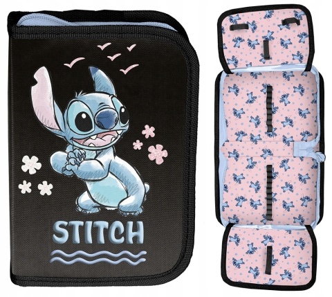 Stich piórnik bez wyposażenia rozkładany pojedynczy Lilo i Stitch
