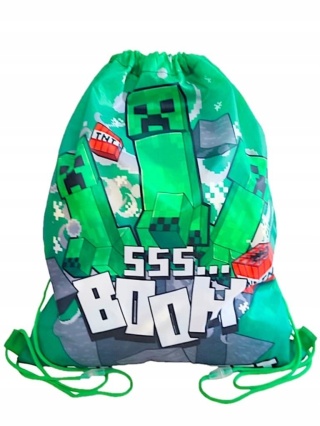 Worek na buty plecak sportowy MINECRAFT