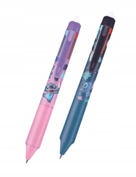 Długopis Stich 4 kolorowy LILO I STITCH wielokolorowy wymazywalny 1 szt