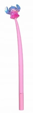 Długopis żelowy silikonowy Flexy Stitch Patio z toperem figurką Stich 1 szt