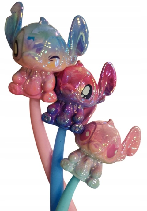 Długopis żelowy silikonowy Flexy Stitch Patio z toperem figurką Stich 1 szt