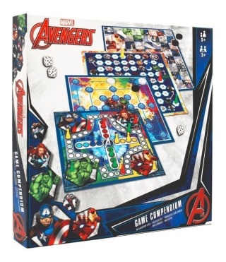 Gra planszowa chińczyk warcaby młynek drabiny Avengers Hulk Ameryka