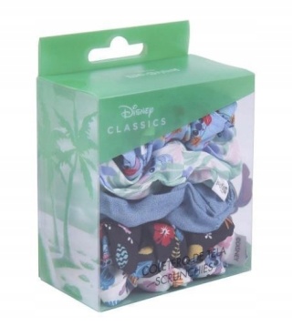 Gumki Stich frotki scrunchies Lilo I Stitch zestaw 5 szt