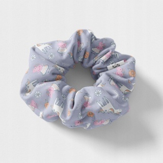 Gumki frotki do włosów scrunchies Świnka Peppa 5 SZT