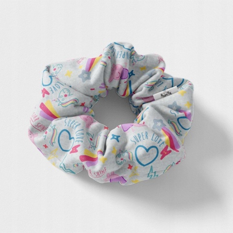 Gumki frotki do włosów scrunchies Świnka Peppa 5 SZT