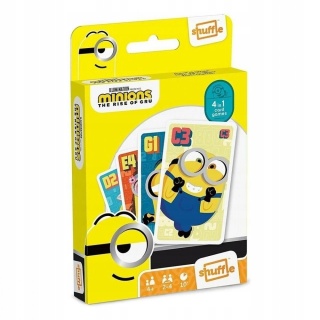 Karty MINIONKI 3w1 Shuffle fun Snap, pary, gry akcji