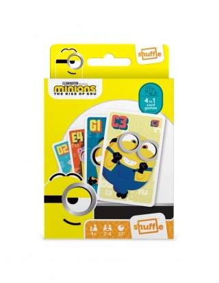 Karty MINIONKI 3w1 Shuffle fun Snap, pary, gry akcji