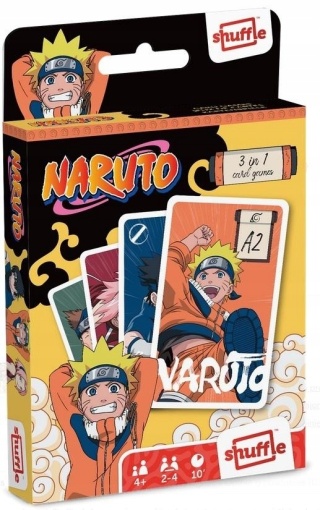 Karty Naruto 3w1 Shuffle fun Snap, pary, gry akcji