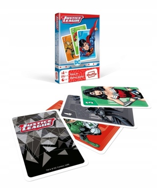 Karty gry czarny Piotruś memo Liga Sprawiedliwości Avengers Batman Superman