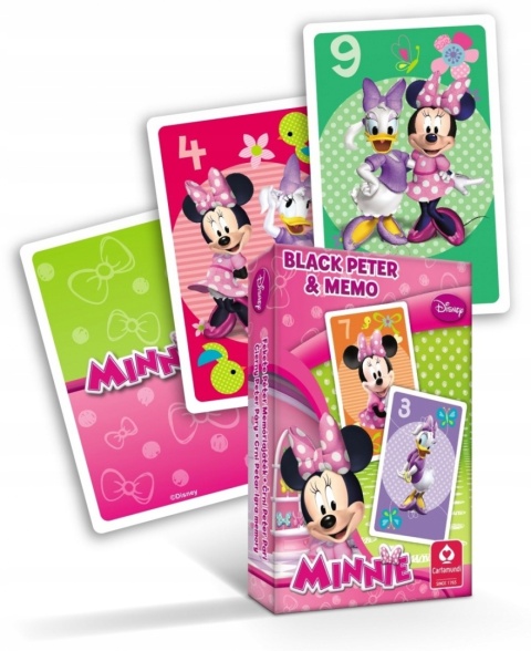 Karty gry czarny Piotruś memo Myszka Minnie