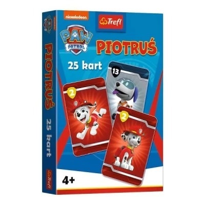 Karty gry czarny Piotruś memo Trefl Psi Patrol