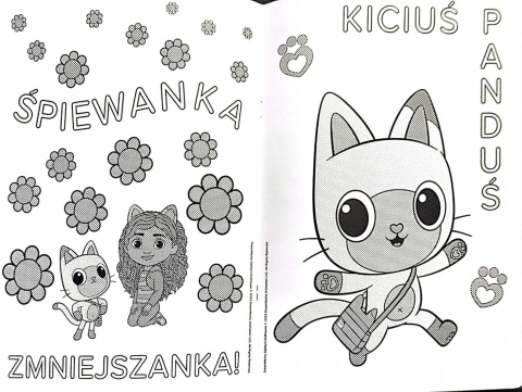 Kolorowanka wodna miau-lowanka Koci domek Gabi Kocie łakocie malowanka Kolorowanka wodna miau-lowanka Koci domek Gabi Kocie łakocie malowanka