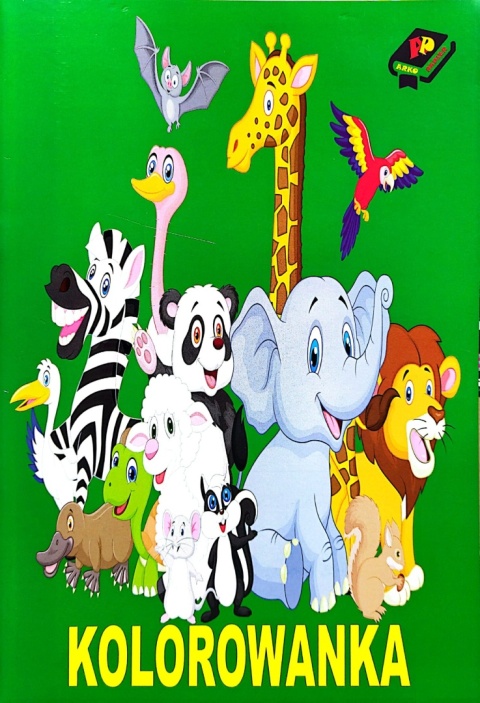 Kolorowanka zwierzęta dzikie i leśne 21x30