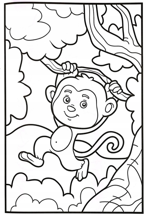 Kolorowanka zwierzęta dzikie i leśne 21x30